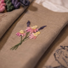 Load image into Gallery viewer, Embroidery Nature Journal Kit Number Two - Wagtails & Daisies
