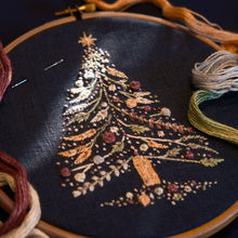 Load image into Gallery viewer, Oh Christmas Tree! Embroidery Kit NEW COLOURS!