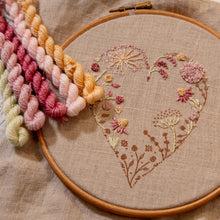 Load image into Gallery viewer, Heart Embroidery Kit