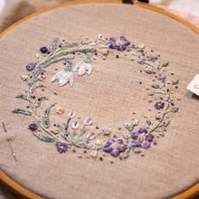 Load image into Gallery viewer, The Petal Archive: No.1 Snowdrops & Hellebores Embroidery Kit