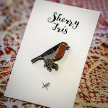 Load image into Gallery viewer, Freddie the Robin Enamel Pin