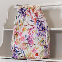 Load image into Gallery viewer, Cottage Garden Drawstring Project Bag
