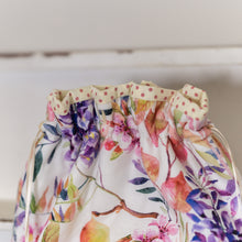 Load image into Gallery viewer, Cottage Garden Drawstring Project Bag
