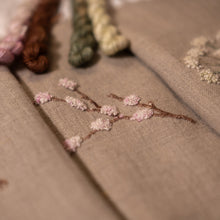 Load image into Gallery viewer, Embroidery Nature Journal Kit Number One- Wren, Blossom &amp; Cow Parsley
