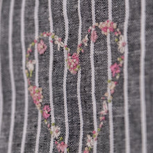 Load image into Gallery viewer, Heart Design Hand Embroidered Notions Pouch
