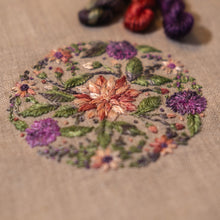 Load image into Gallery viewer, Dahlia Days Embroidery Kit

