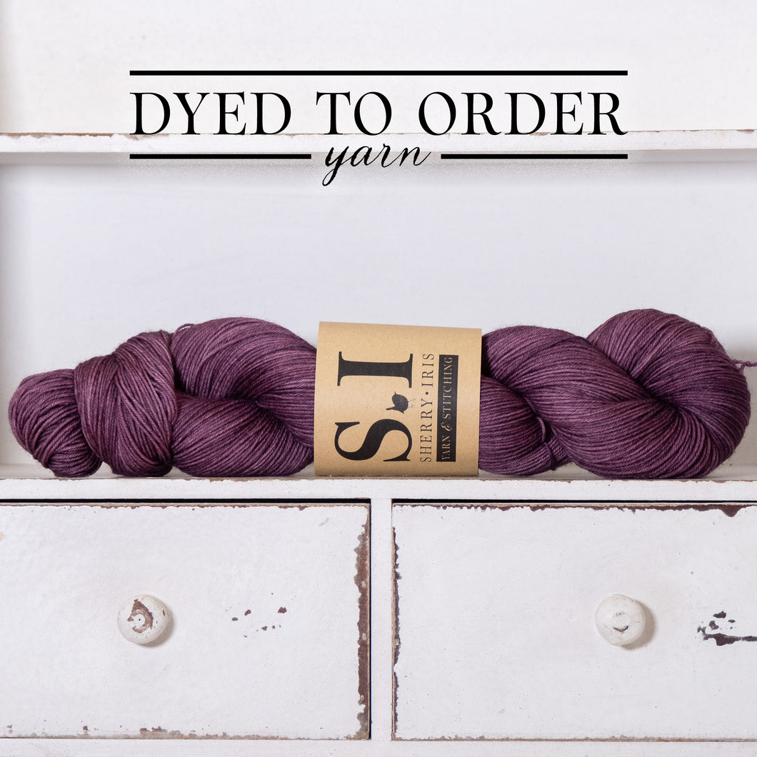 Plum - Sock/DK - Dyed to Order
