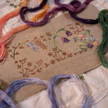 Load image into Gallery viewer, Petal Archives Needle Book Kit - Wisteria &amp; Fritillaries NEW!
