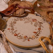 Load image into Gallery viewer, The Petal Archives: Autumn's Glow Embroidery Kit
