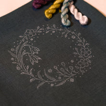 Load image into Gallery viewer, The Petal Archive: No.1 Snowdrops &amp; Hellebores Embroidery Kit NEW COLOURWAY!
