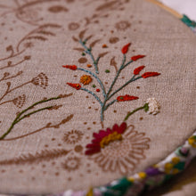 Load image into Gallery viewer, Copperfield the Rabbit Embroidery Kit CHRISTMAS COLOURS
