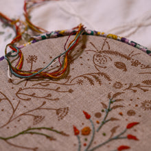 Load image into Gallery viewer, Copperfield the Rabbit Embroidery Kit CHRISTMAS COLOURS
