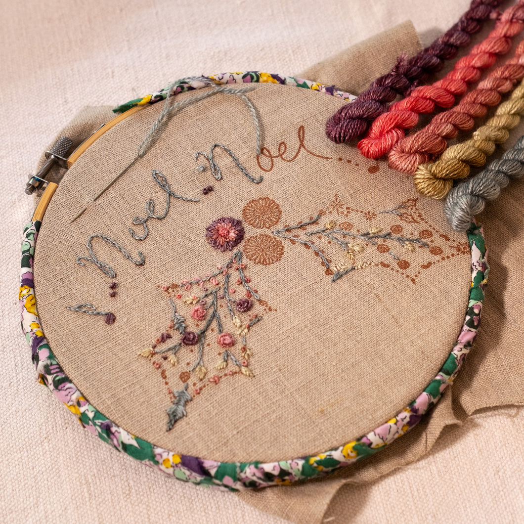 Holly Berries Embroidery Pattern