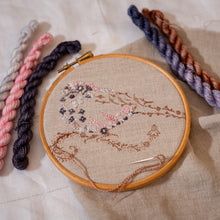 Load image into Gallery viewer, Long Tailed Tit Embroidery Kit
