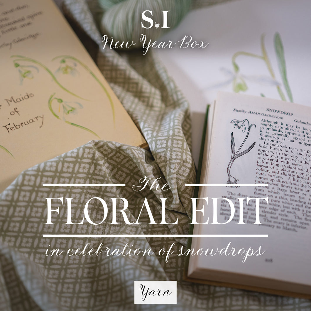 Floral Edit - In Celebration of Snowdrops Yarn Box