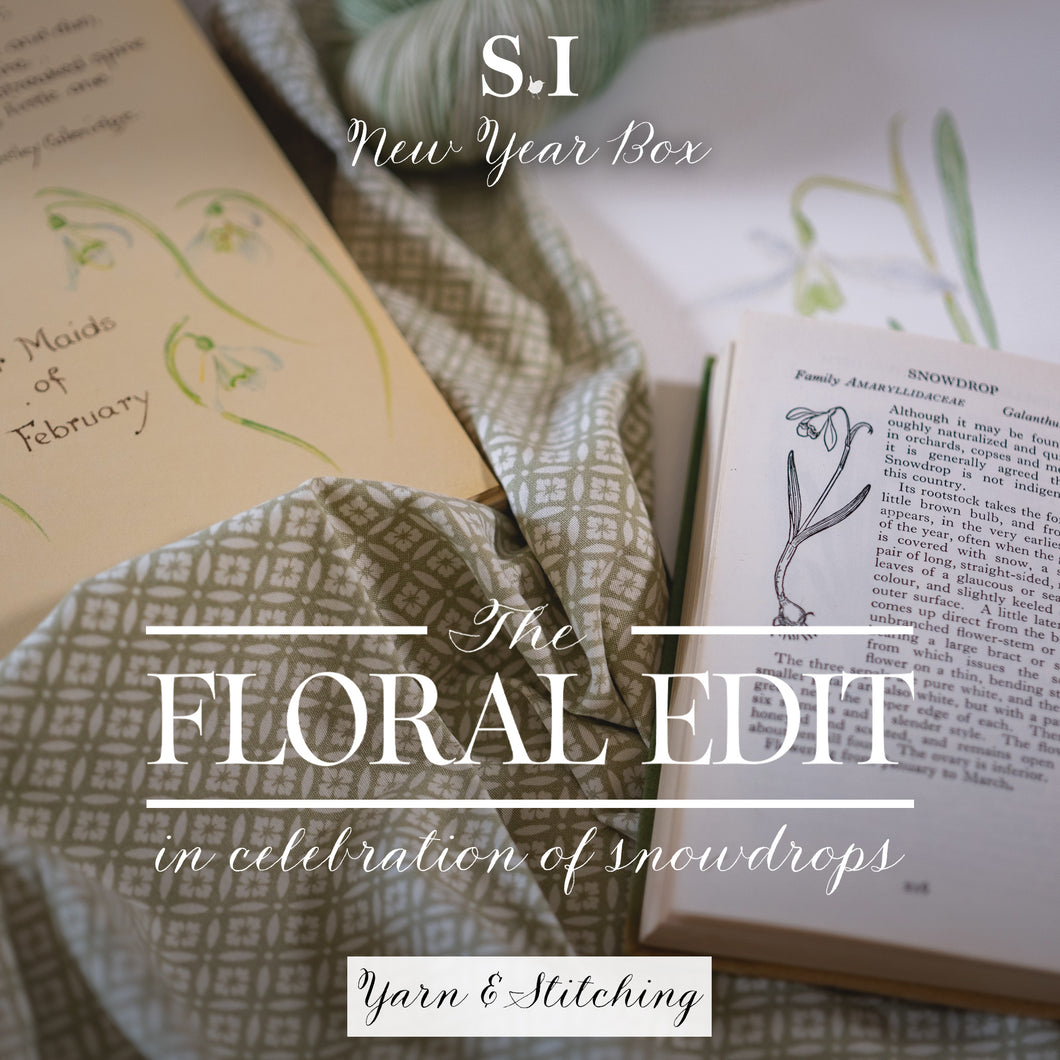 Floral Edit - In Celebration of Snowdrops Yarn & Stitching Box